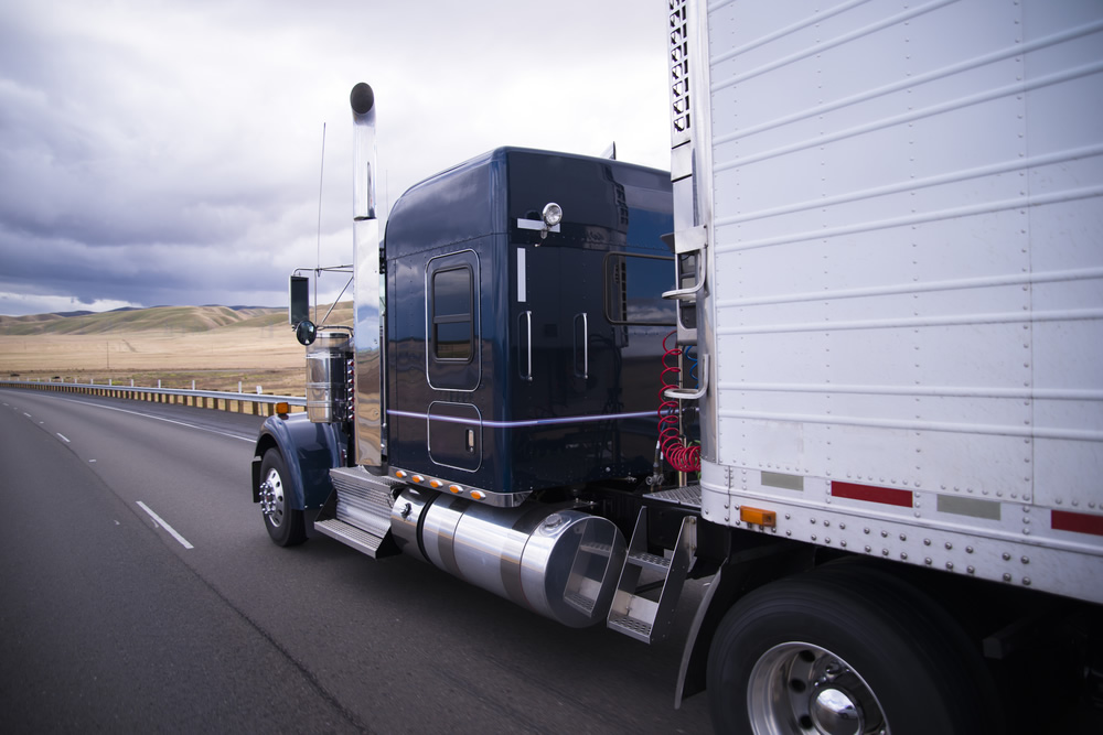 Freight brokers must be bonded Freight truck on road