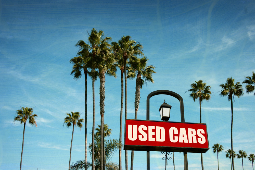 Surety bonds for California used card dealers used car lot