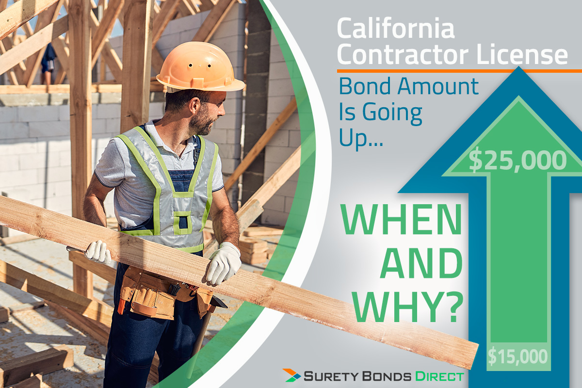 California Contractor License Bond Amount Is Going Up... When And Why?