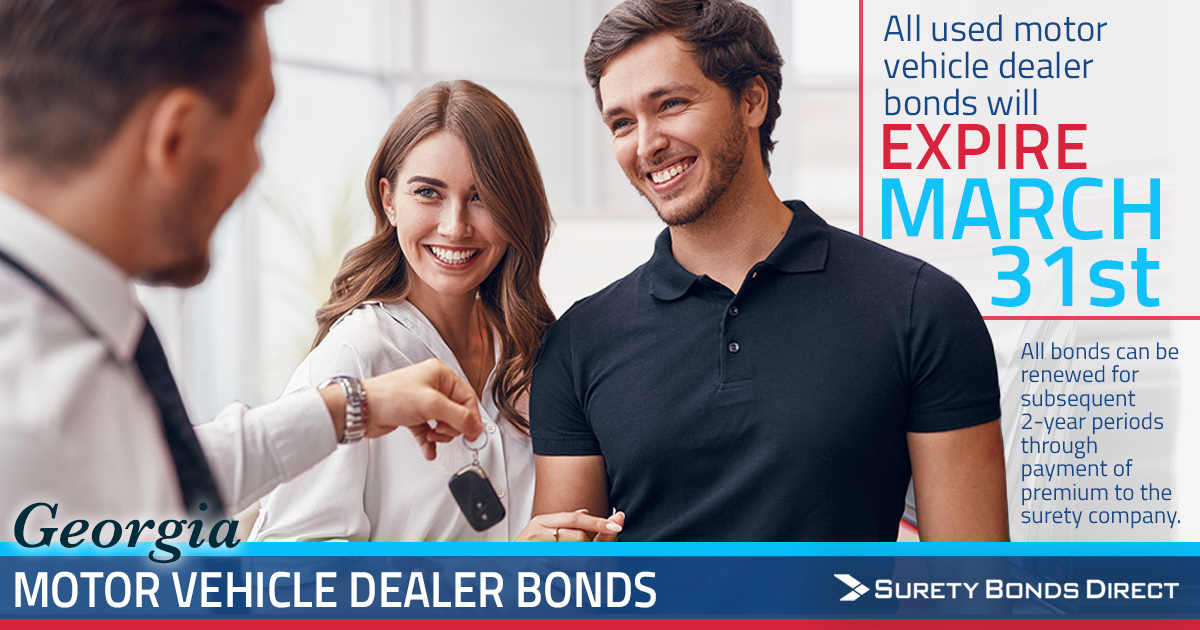 Motor Vehicle Dealer Bonds Bond Amounts, Expiration Dates, and