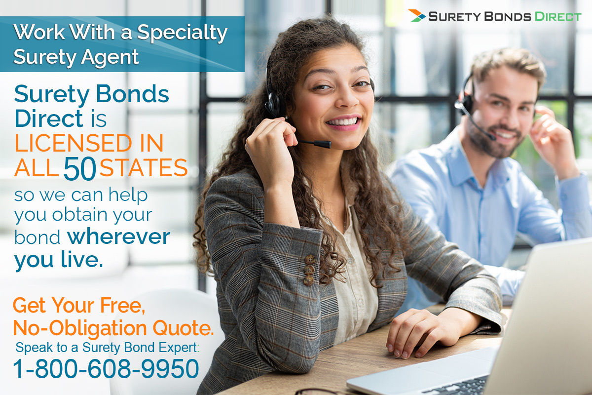 Work with Surety Bonds Direct to get a quote for a telemarketing bond free of charge. Understand your pricing and get your bond issued within one business day.