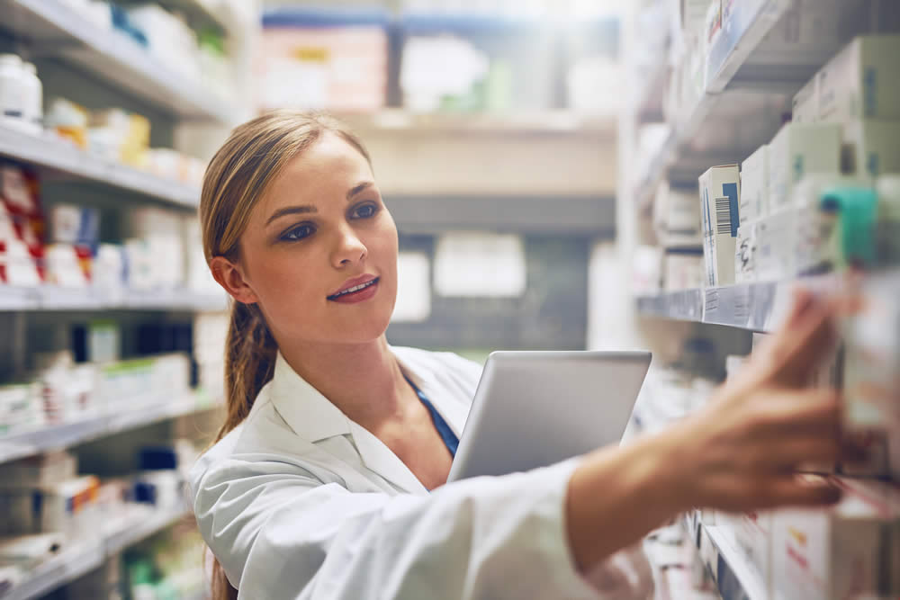 pharmacist at work