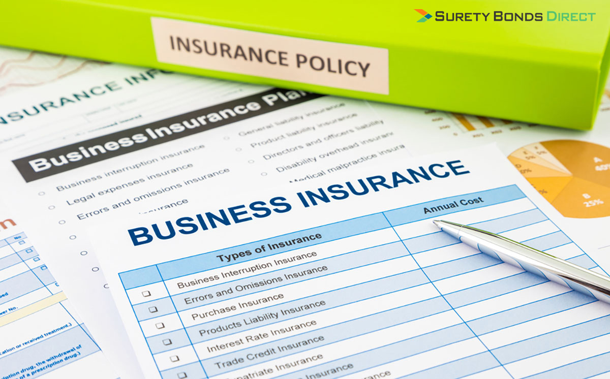 Piles of insurance paperwork