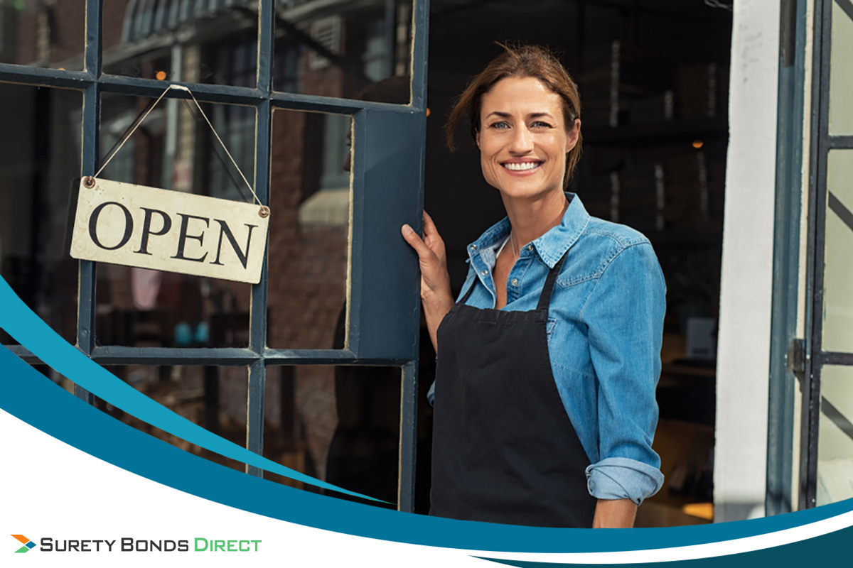 Business owner in storefront.